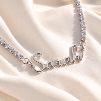 Namensschild-Halskette