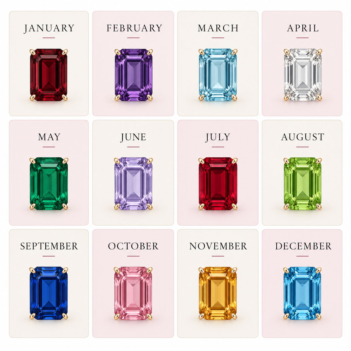 You & Me Birthstone Necklace