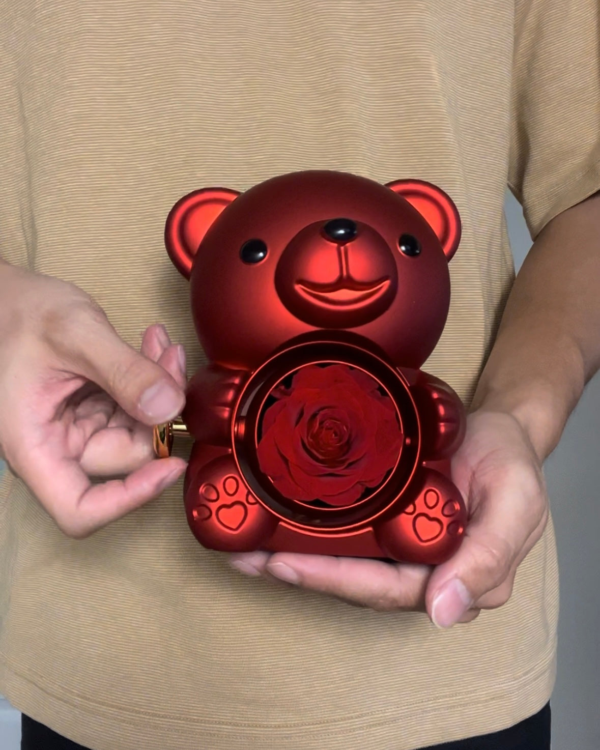 Swaveo Jewelry Forever Rose Bear