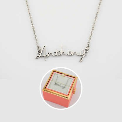 Name Plate Necklace - Swaveo Jewelry