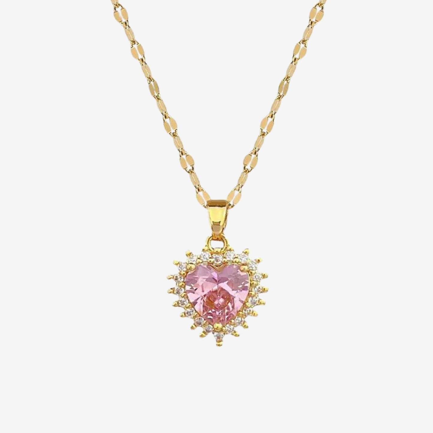 Pink Perfection Gold Necklace - Swaveo Jewelry