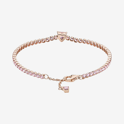 Eternal Heart Tennis Bracelet - Swaveo Jewelry