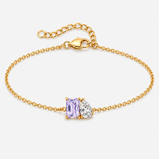 You & Me Birthstone Bracelet