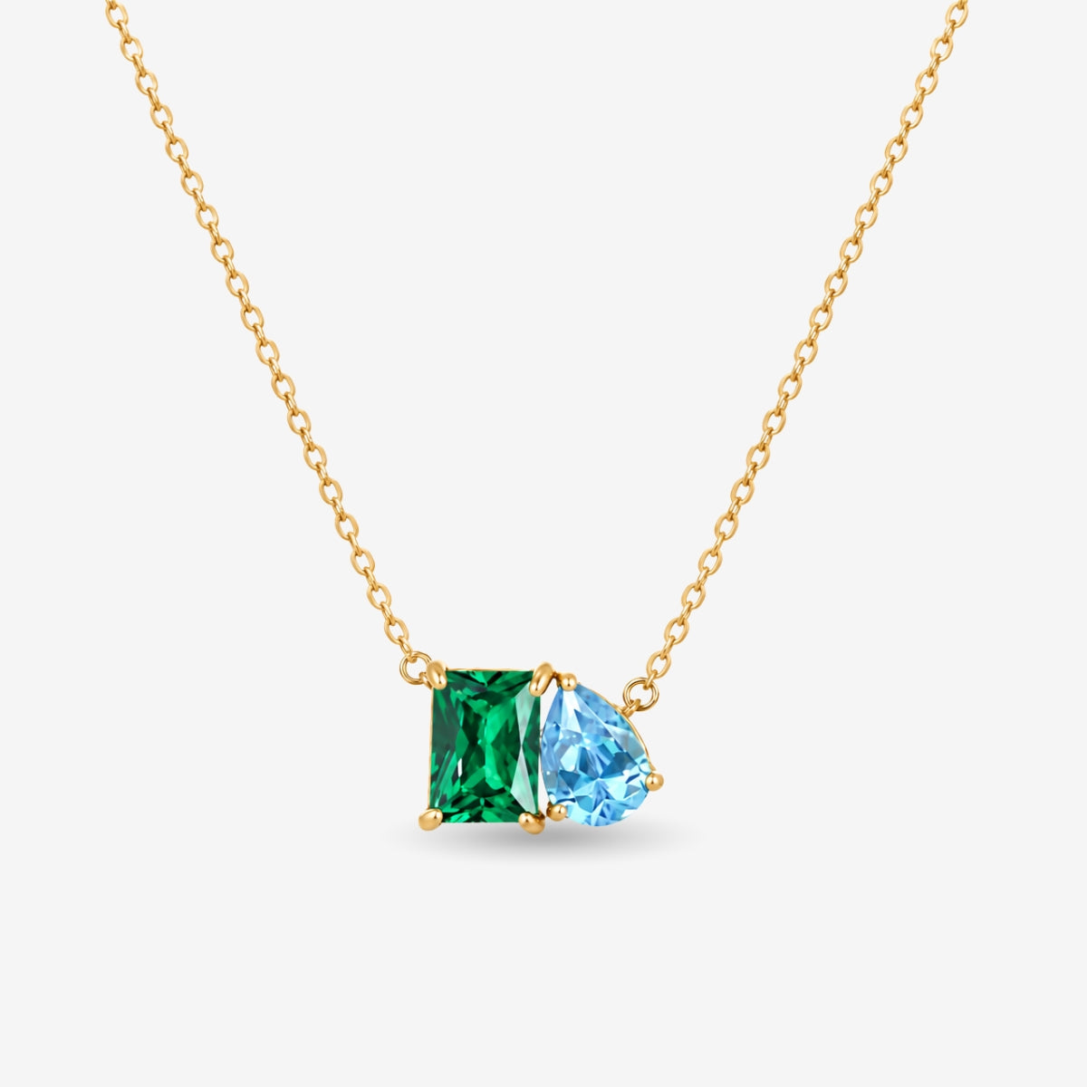 You & Me Birthstone Necklace