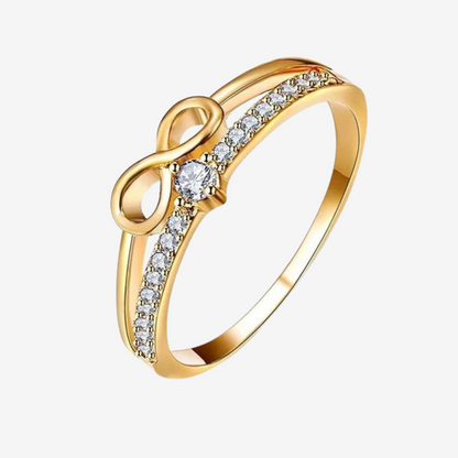 Gold Infinity Promise Ring - Swaveo Jewelry