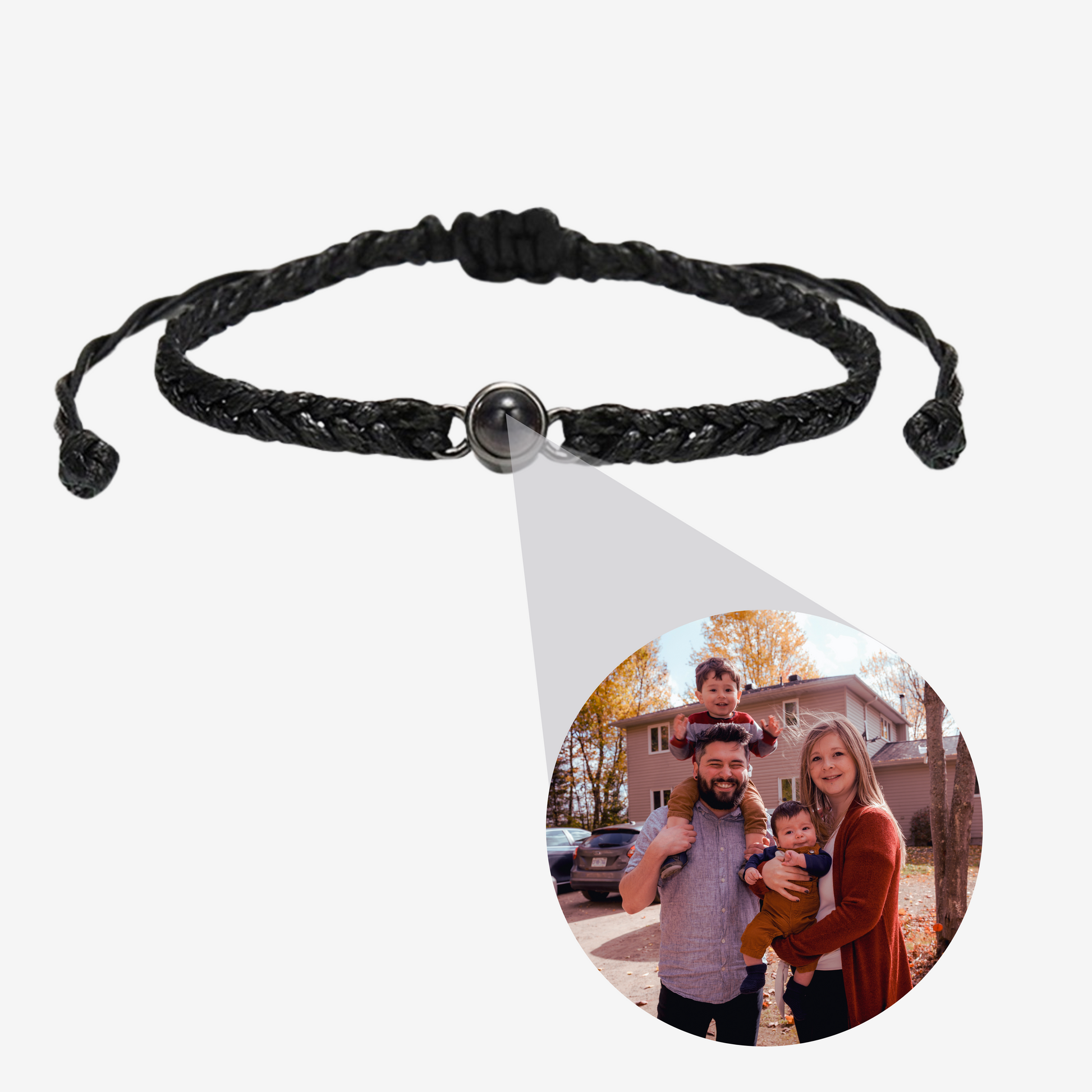 Rope Bracelet W/ Photo Projection - Swaveo Jewelry